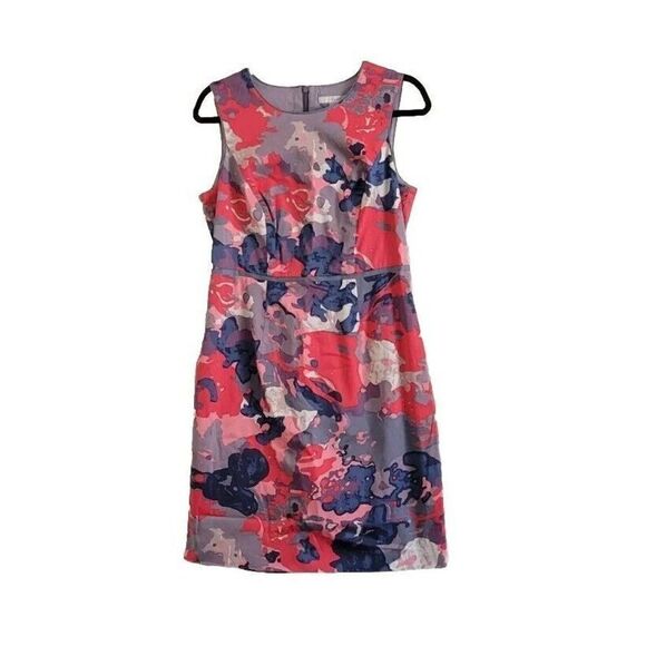 Boden Day Floral Sheath Pencil Dress Watercolor Print Women's Size 8 - Picture 1 of 7